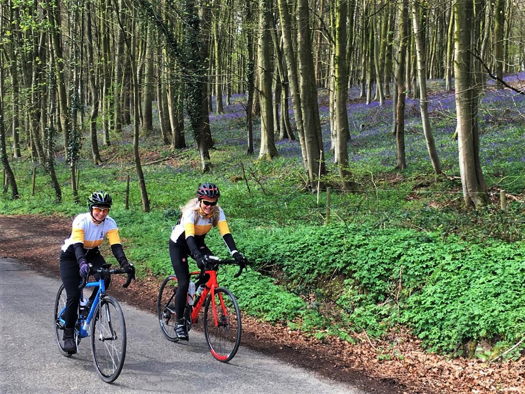 Two of our club pace group on a weekly Sunday ride.